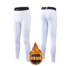 紧身九分裤男运动健身跑步训练加绒加厚速干高弹力紧身裤