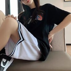 批发<b class='q'>夏</b>季新款美式短裤薄款设计感小众宽松大码运动休闲五分裤子