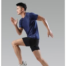 批发夏季男装假两件短裤休闲裤宽松型微弹薄款青春流行休闲短裤