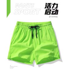 透气五分裤子青春时尚潮牌微弹宽松男生运动休闲裤