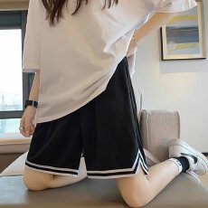 批发夏美式篮球短<b class='q'>裤</b>女潮休闲健身训练速干透气宽松运动五分<b class='q'>裤</b>大码