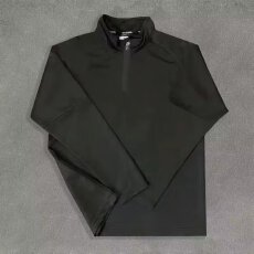 半拉链套头长袖男士无痕小衫长袖立领休闲户外透气轻薄上衣百搭潮