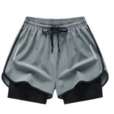 大码男装夏季男士五分裤篮球宽松速干冰丝休闲裤运动短裤男沙滩裤