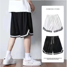 批发夏季新款美式短裤男<b class='q'>潮</b>牌薄款设计感小众宽松大码运动休闲五分裤子