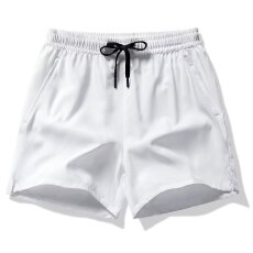 批发爆款双层<b class='q'>短裤</b>假两件冰丝运动<b class='q'>短裤</b>定制夏季速干健身跑步宽松五分裤