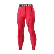 批发高弹力速干<b class='q'>男</b>跑步健身紧身长裤<b class='q'>男</b>士紧身裤外穿