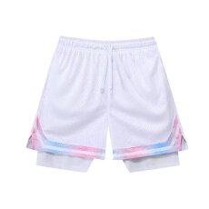 批发美式篮球<b class='q'>短裤</b>男夏季宽松百搭大码运动五分裤潮牌高街<b class='q'>休闲</b>裤