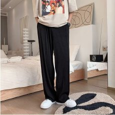 批发裤子男高街潮ins潮牌设计感小众九分裤直筒休闲长裤春秋潮流<b class='q'>韩版</b>