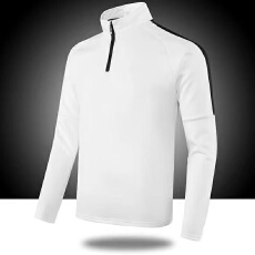 健身衣服男半拉链训练服T恤跑步运动长袖上衣弹力修身立领长袖