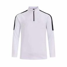 批发<b class='q'>秋</b>季半拉链训练服男长袖速干衣骑行体育田径运动上衣跑步健身衣服