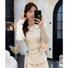 批发<b class='q'>名媛</b>香风一整套穿搭女2026超火小个子温柔风绝美大方得体两件套裙