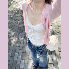 批发韩系早春穿搭长袖针织衫外搭女2026新款<b class='q'>修身</b>罩衫开衫<b class='q'>外套</b>上衣套装