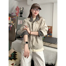 批发巨好看美式短款夹克外套女春秋季2026新款爆款宽松韩系棒球服上衣