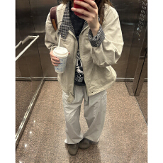 批发巨好看美式短款夹克外套女春秋季2026新款爆款宽松韩系棒球服上衣