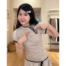 批发温柔慵懒风套装女夏季<b class='q'>文艺</b>森系宽松显瘦薄款棉麻上衣彩条纹半身裙