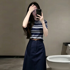 批发巨好看韩系通勤穿搭一整套连衣裙子女装<b class='q'>夏季</b>2026新款漂亮套装长裙