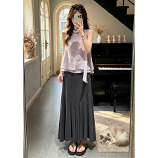 批发巨好看韩系ootd穿搭一整套连衣裙子女装<b class='q'>夏</b>季2026新款绝美套装长裙