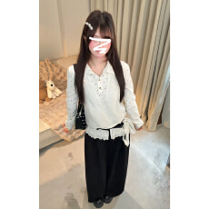 批发2026早秋韩系甜美波点假两件排扣长袖<b class='q'>T</b><b class='q'>恤</b>小衫女修身百搭气质上衣