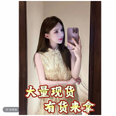 饺子一米五/高级感新中式刺绣连衣裙