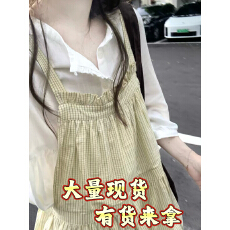 批发Yoursjin 好穿娃娃衫亚麻花边肌理感上衣<b class='q'>衬衫</b>七分袖