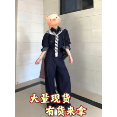 批发设计感<b class='q'>运动</b>套装女早秋季韩系搭配一整套牛仔外套阔腿