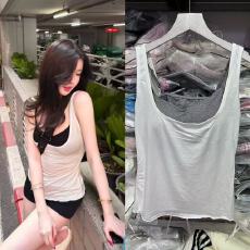 批发Fart Shop绝美腰身比 莱赛尔吊带罩衫两件套女<b class='q'>春</b>夏吊带背心