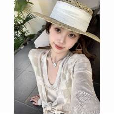 批发已出大货 赵小小气质辣妹挂脖格子<b class='q'>镂空</b>背心女绑带针织<b class='q'>开衫</b>两件套