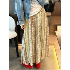 批发已出大货  新中式复古印花褶皱气质半身<b class='q'>裙</b>女2026夏季新款大摆<b class='q'>伞</b><b class='q'>裙</b>