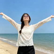 批发官图实价 网纱绣花 春秋重工绣花长袖薄款<b class='q'>T</b><b class='q'>恤</b>休闲木耳边上衣罩衫