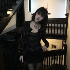 批发官图实价 <b class='q'>蕾丝</b>微透显瘦辣妹上衣潮流吊带背心+短款外套开衫套装