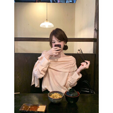 批发2026春新款防晒衣薄透罩衫设计感高级感斜肩绑带蝴蝶结长袖<b class='q'>衬衫</b>女