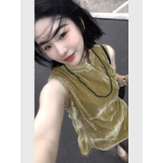 批发唐装<b class='q'>女装</b><b class='q'>中国风</b>年轻款高端减龄绿色丝绒马甲旗袍上衣新中式小衫夏