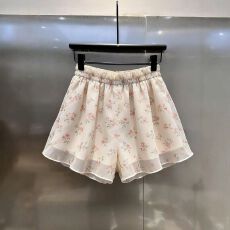 批发<b class='q'>大码</b>女装2026夏季新款a字打底高腰碎花短裤百搭清新时尚风短裙潮