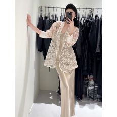 批发精致感时髦套装女2026春季新款韩版蕾丝<b class='q'>西服</b>外套高级吊带连衣裙潮