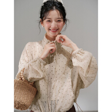 批发2026百搭韩系波点防晒衣拉链短款薄<b class='q'>外套</b>女款夏季新款透气长袖开衫