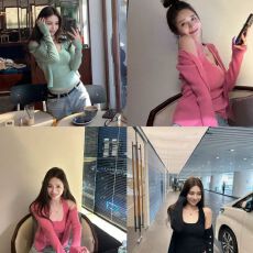 批发韩系时尚修身少女感针织开衫吊带两件套装女纯欲甜辣妹2026春季新