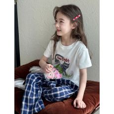 批发<b class='q'>女</b><b class='q'>童</b>套装夏款2026新款洋气儿童休闲短袖夏装<b class='q'>中大</b>童夏季裤子两件套