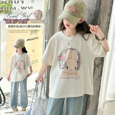 批发两件套<b class='q'>女</b><b class='q'>童</b><b class='q'>夏装</b><b class='q'>套装</b><b class='q'>女</b><b class='q'>大</b><b class='q'>童</b>休闲儿<b class='q'>童</b>装阔腿裤<b class='q'>牛仔裤</b>夏季短袖T恤