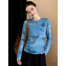 批发实拍大码女装薄款双层长袖防晒网纱<b class='q'>罩衫</b>夏季宽松显瘦百搭打底上衣