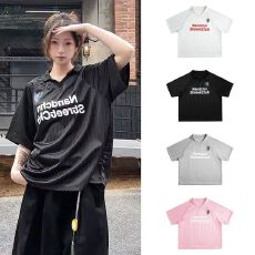 批发高品质复古短袖球衣