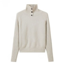 批发新款高领年秋冬针织<b class='q'>衫</b>韩版秋冬<b class='q'>毛</b>衣长袖设计显瘦百搭上衣