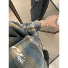 批发[] 日系风vintage格子衬衫女春秋新款叠穿小众多巴胺穿搭衬衣