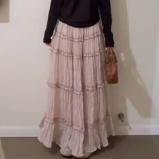 批发重工2026春季韩系新款甜美网纱粉色显瘦字百搭半身裙蛋糕<b class='q'>长裙</b>小众