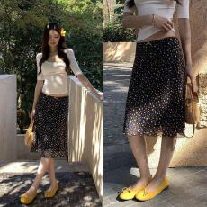 批发a字<b class='q'>半身</b>裙女2026新款春季波点黑色<b class='q'>包臀</b>显瘦中长款鱼尾裙子