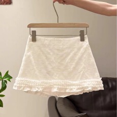 批发法式蕾丝镂空半身裙蛋糕提花显瘦2026春夏新款直筒短裙子