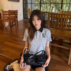 批发原版做工 双领【40支奥代尔210克<b class='q'>纯棉</b>】短袖Polo领<b class='q'>T</b><b class='q'>恤</b>女