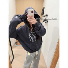 批发内抽+洗水做旧工艺+刺绣 复古开衫拉链外套<b class='q'>男</b>女卫衣