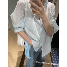 批发韩系极简风莱赛尔宽松衬衫防晒衣