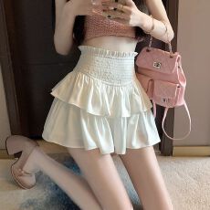 批发纯欲风蛋糕裙芭蕾风半身裙女夏季<b class='q'>高腰</b><b class='q'>蓬蓬裙</b>短裙A字裙显瘦辣妹