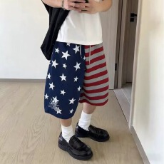批发美国巴西俄罗斯中国国家运动助威速干短裤子<b class='q'>男士</b>沙滩裤运动裤中裤